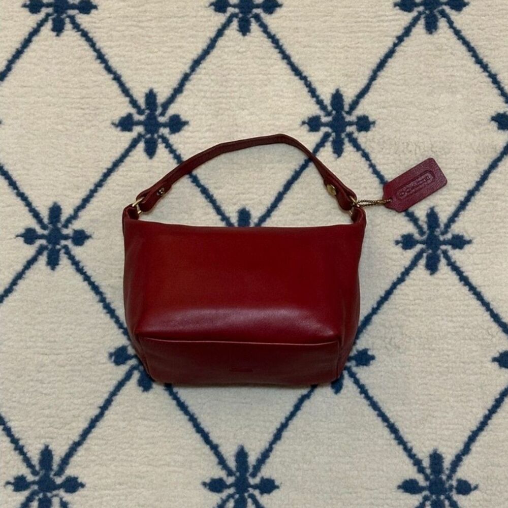 Coach Vintage Legacy Classic Pouch Mini Shoulder Bag - Red